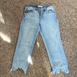 KanCan Light Blue Distressed Women Jeans